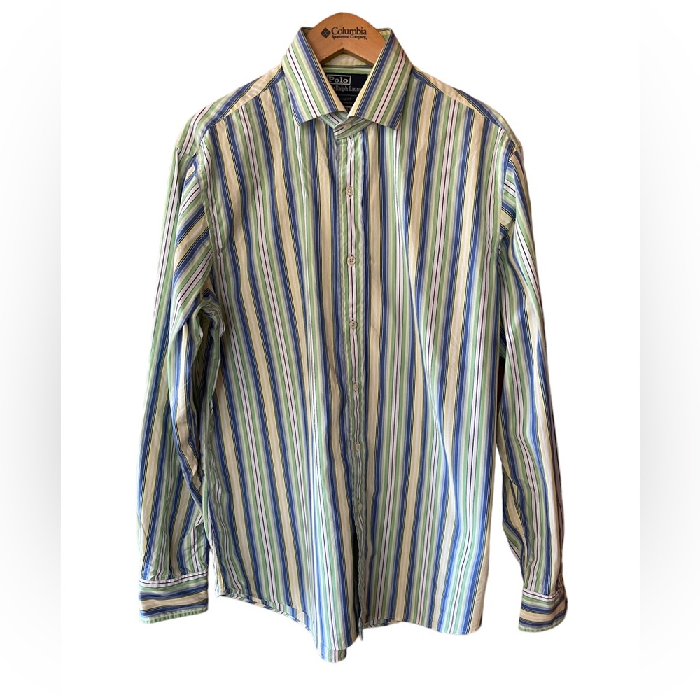 Polo by Ralph Lauren Striped Regent‎ Custom Fit Dress Shirt